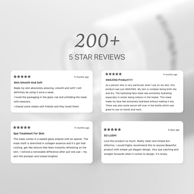 Collagen Essence Hydrating Face Mask 6pcs